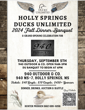 Event Holly Springs Dinner presented by B&P Enterprises