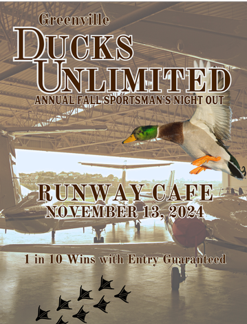 Event Greenville Ducks Unlimited Firearm Frenzy at The Runway Cafe