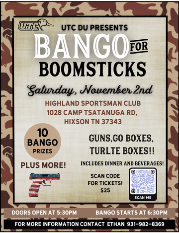 Event UTC BANGO FOR BOOMSTICKS